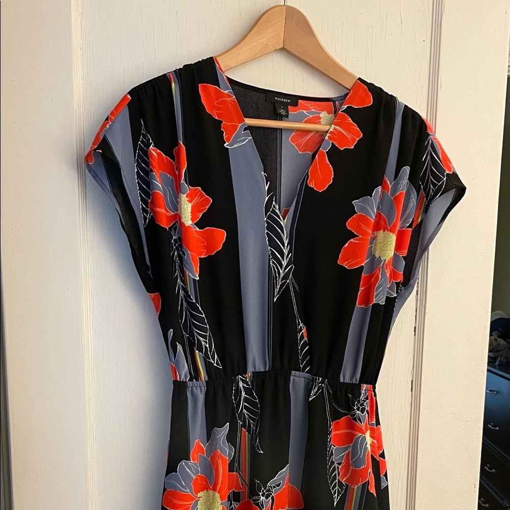 Halogen flower print dress